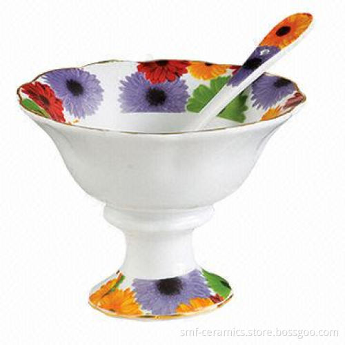 320cc Ice Cream Cup for Promotional Gifts, Made of porcelain